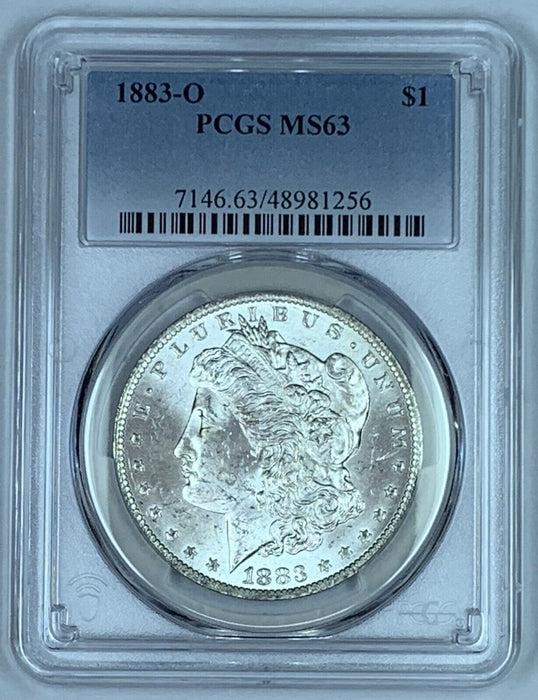 1883-O Morgan Silver $1 Dollar Coin PCGS MS 63 (7) A