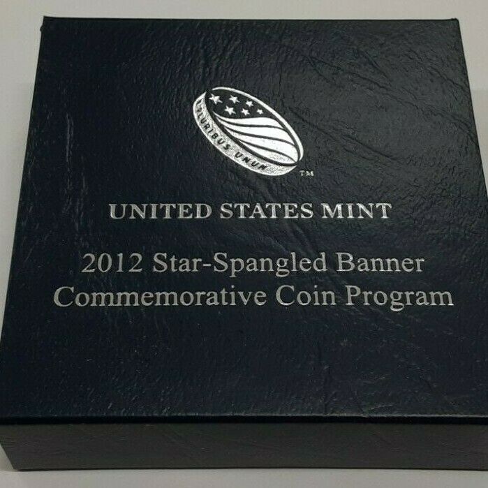 2012 Star Spangled Banner Proof Silver $1 Coin in Original Mint Packaging