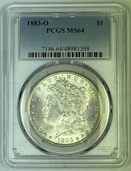 1883-O Morgan Silver $1 Dollar Coin PCGS MS 64 (7) B