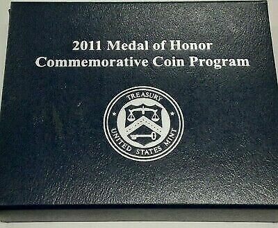 2011-S US Mint Medal of Honor Commemorative UNC Silver Dollar Coin in OGP
