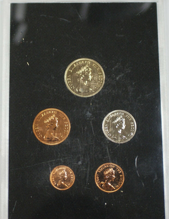 1974 Falkland Islands Proof Set 5 Gem Coins