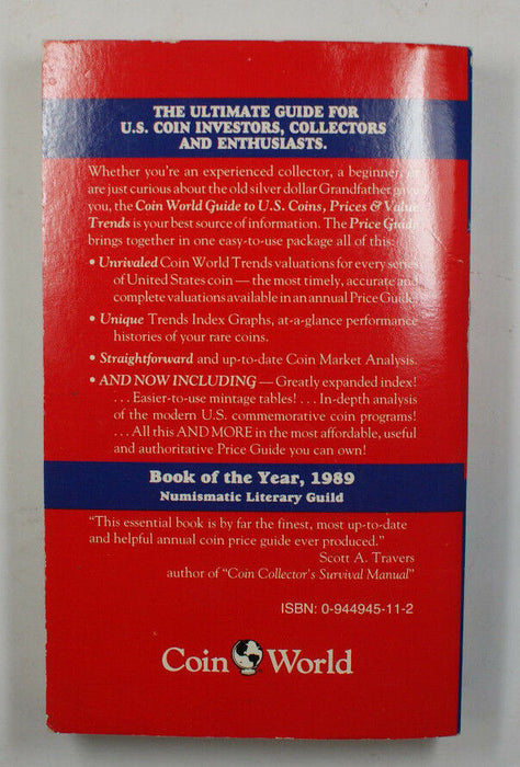 Coin World 1992 Guide To US Coins Prices And Value Trends