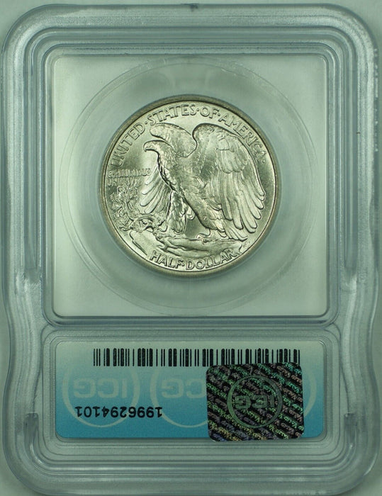 1938 Walking Liberty Half Dollar 50C ICG MS 65 (50)