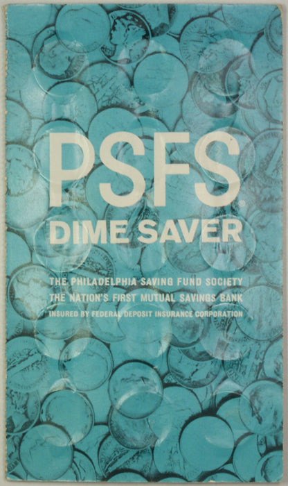 Philadelphia Saving Fund Society Blue Dime Saver Folder