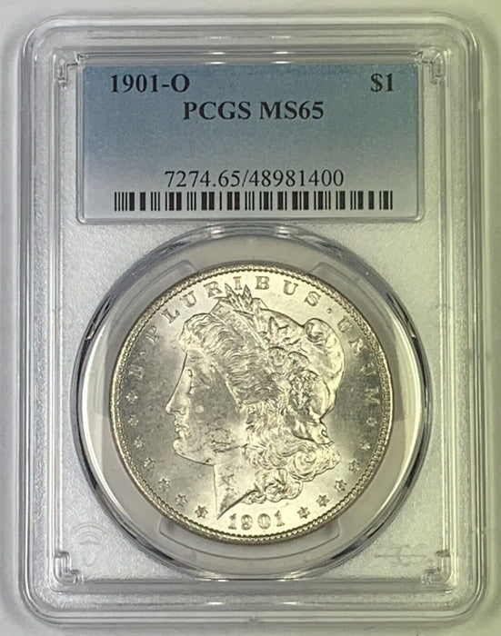 1901-O Morgan Silver $1 Dollar Coin PCGS MS 65 (6) B