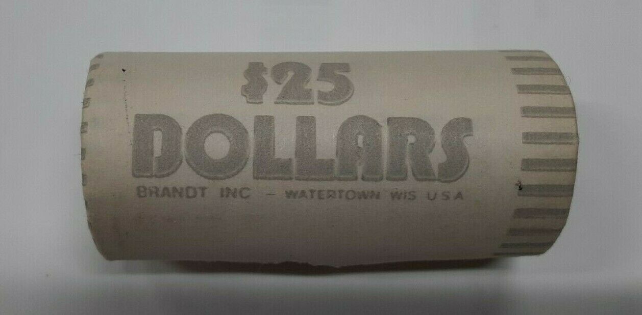 2000-P BU Roll of 25 Sacagawea Native American $1 Dollar Coins in OBW