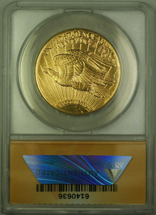 1923-D St Gaudens Double Eagle Gold $20 Coin ANACS MS-60 Details