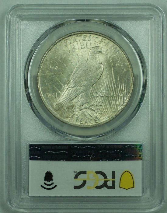 1924 Peace Silver $1 Dollar Coin PCGS MS 63 (17) B