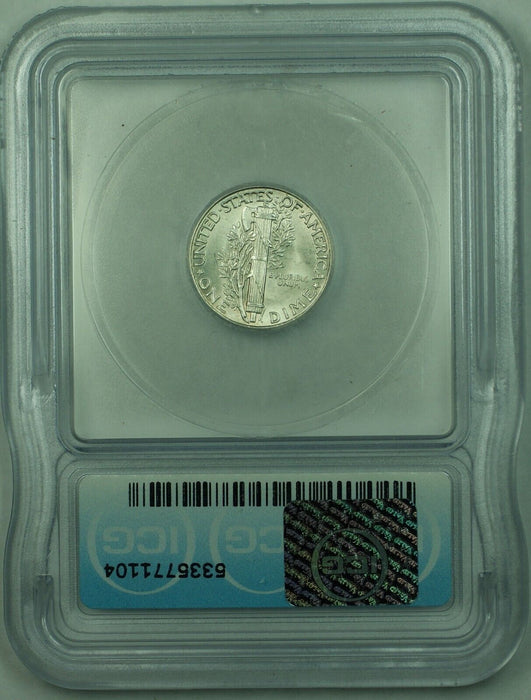1939 Mercury Silver Dime 10c Coin ICG MS 65 (53) A