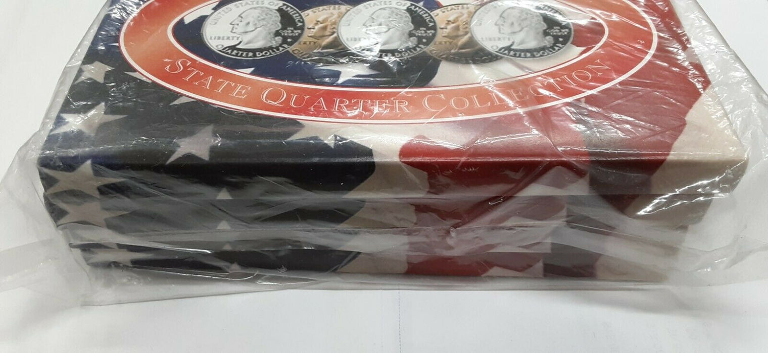 2000 State Quarters Set 20 Coins Total in Cases-Includes P & D/Gold&Plat Plated