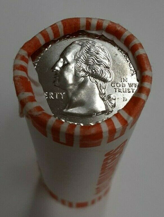 2001-D Vermont State Quarter BU Roll- 40 Coins