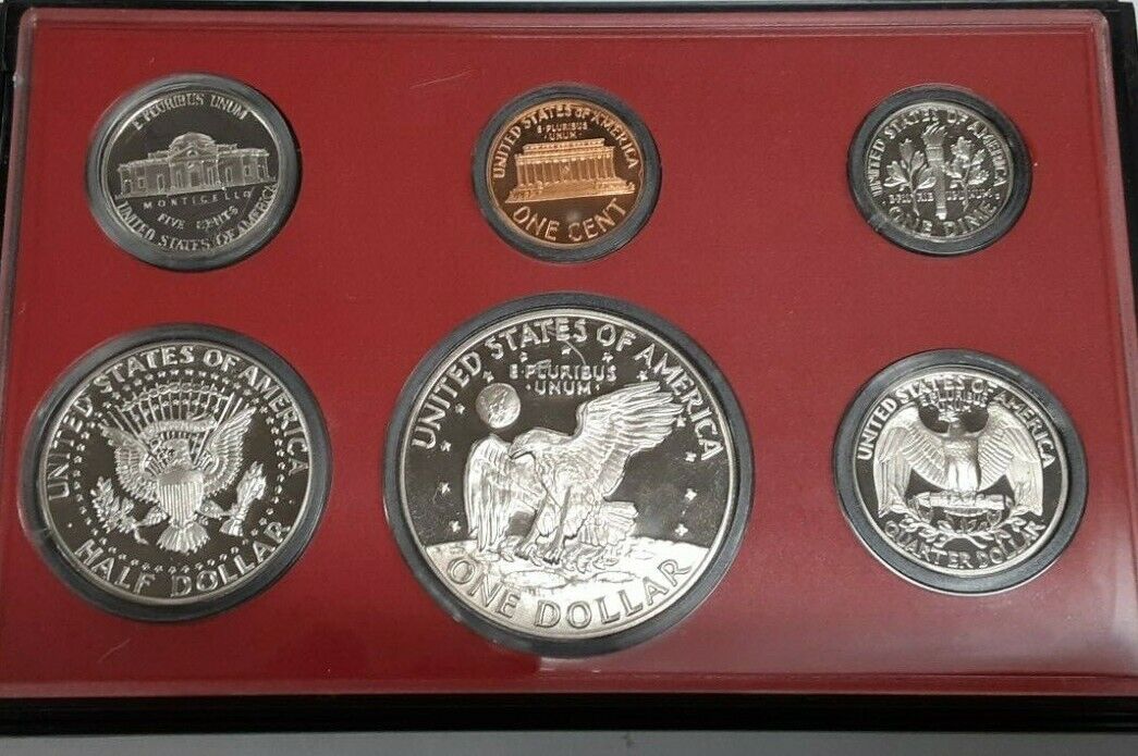 1977-S US Mint Clad Proof Set With Six Gem Coins in Original Mint Packaging