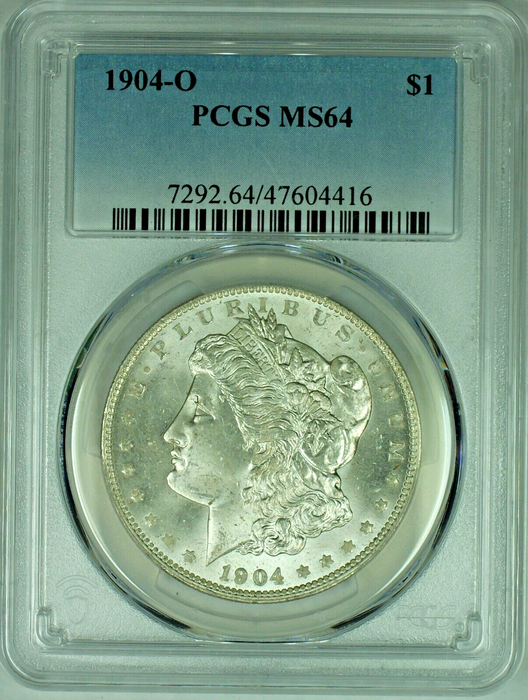 1904-O Morgan Silver Dollar $1 Coin PCGS MS 64 (48) H
