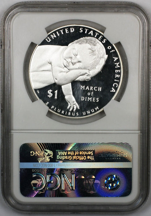 2015-W $1 Silver Dollar Proof March Of Dimes Coin NGC PF-70 Ultra Cameo