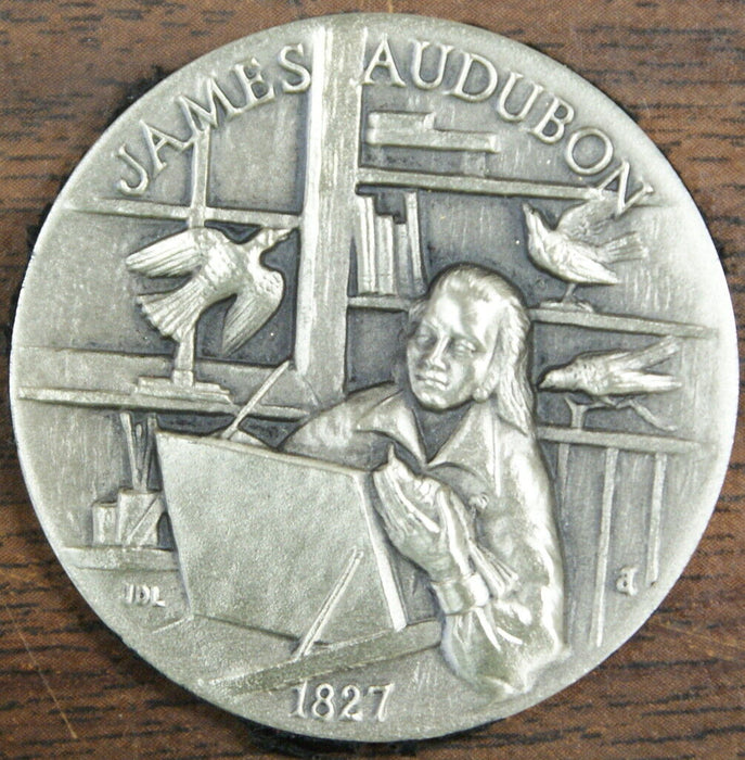 John James Audubon Sterling Silver Medal