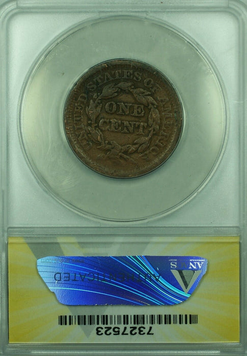 1851 Braided Hair Large Cent ANACS VF-20 Dets Hvy Corroded-Scrtchd-Clnd  (43)