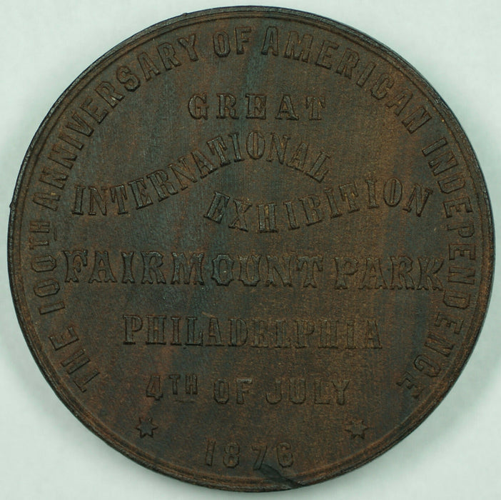 1876 George Washington Wood Medal Philadelphia International Exhibition (GH) A