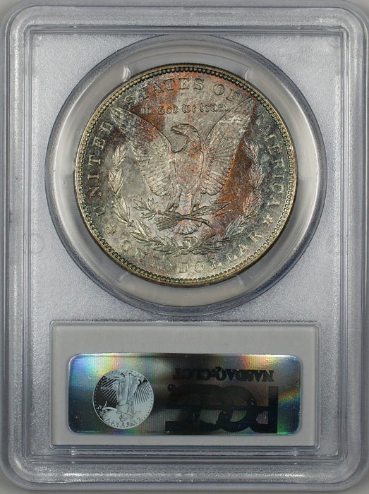 1898 Morgan Silver Dollar Coin PCGS MS-63 Toned Reverse Semi Proof-Like(13c)