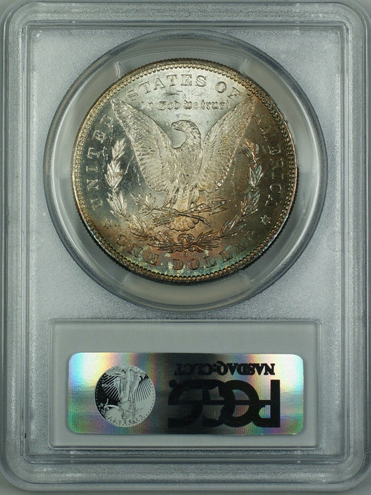 1881-S Morgan Silver Dollar $1 PCGS MS-65 Gem Coin Beautifully Toned Reverse GF