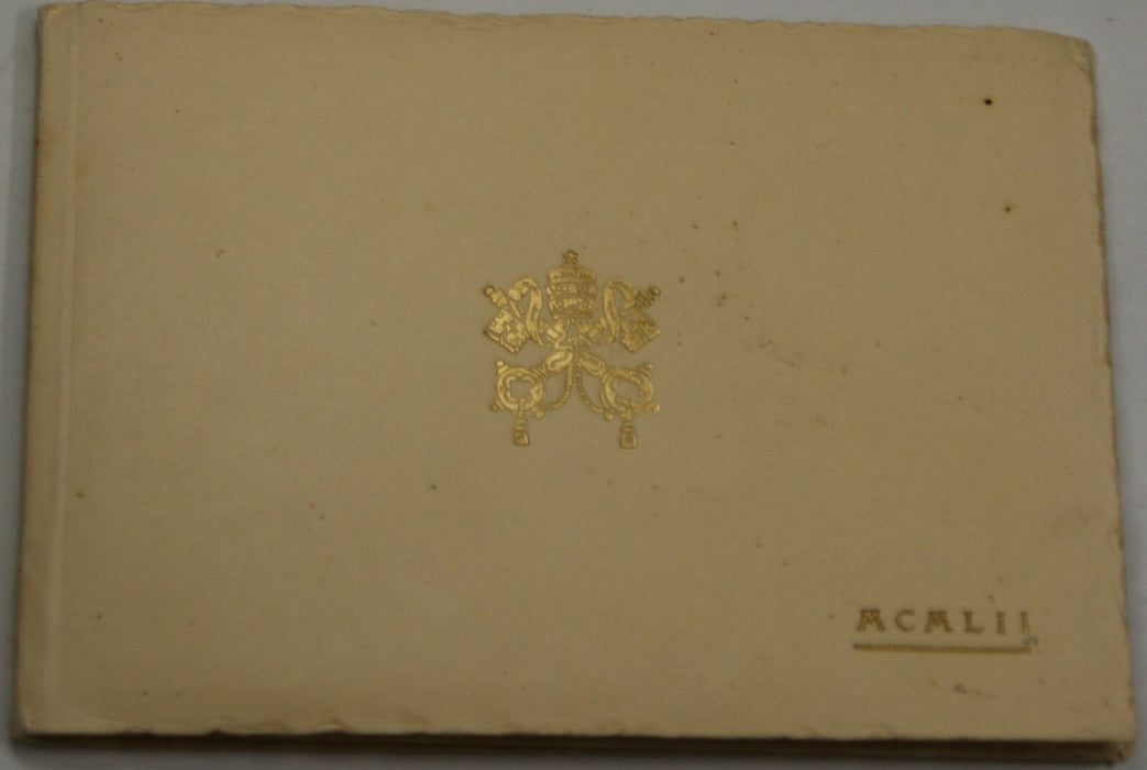 1952 Vatican 5 Coin Mint Set in Original Packaging Gold 100 Lira
