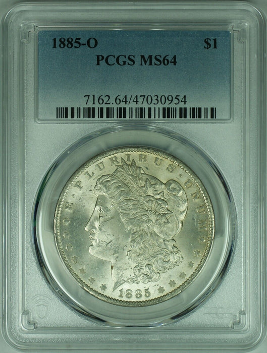 1885-O Morgan Silver Dollar Coin  PCGS MS-64   (39C)