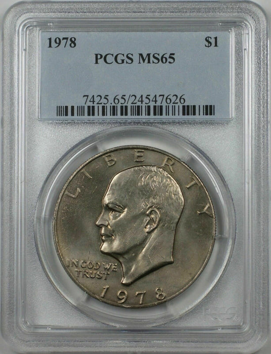 1978 Eisenhower  Ike Dollar $1 Coin PCGS MS65 (BR-38 I)