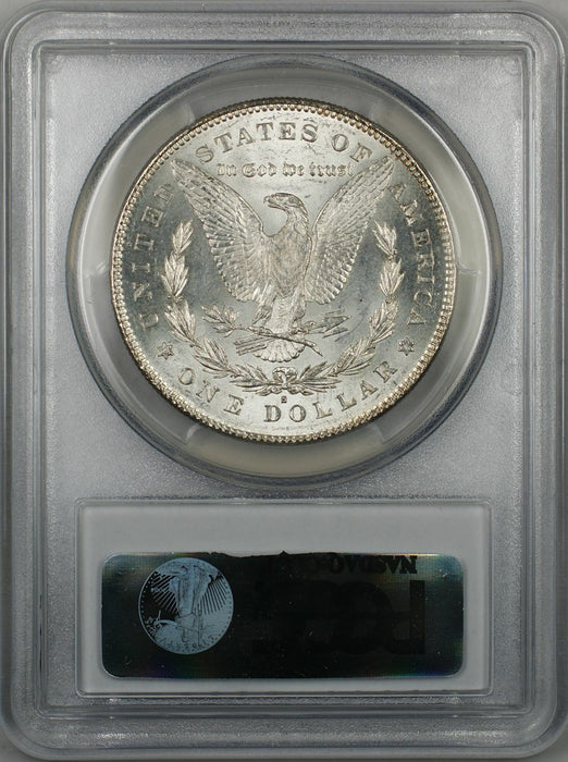 1878-S Morgan Silver Dollar Coin $1 PCGS MS-63 Toned (8P)