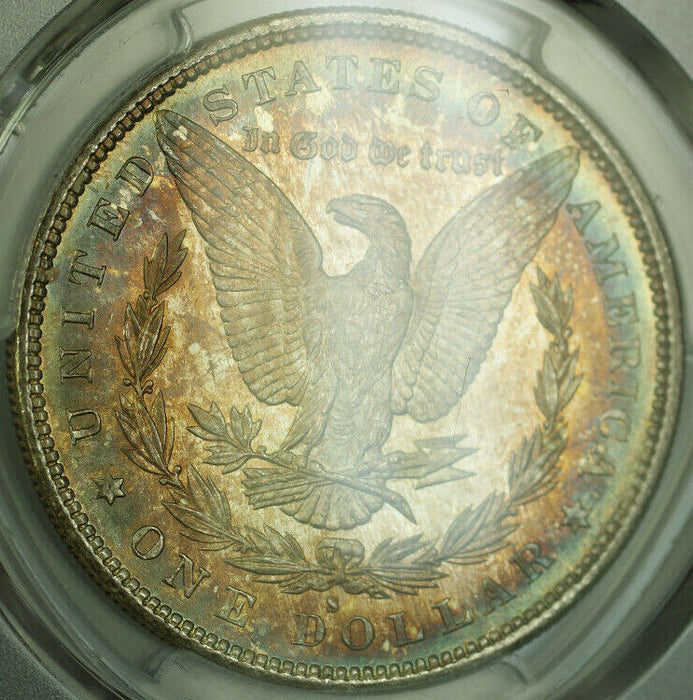 1879-S Morgan Silver Dollar $1 Coin PCGS MS-65 Beautifully Toned