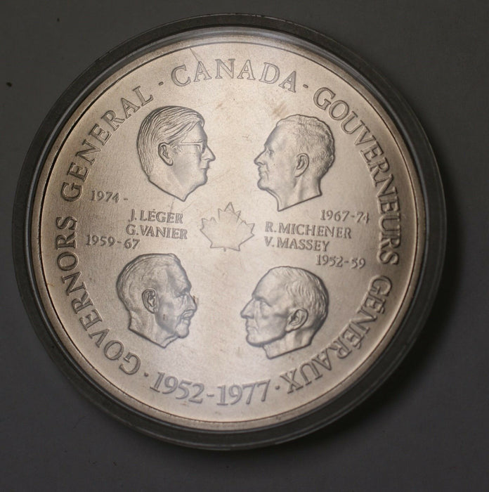 1977 Canada Governor General Jubilee Large Medal Brilliant Uncirculated in Case