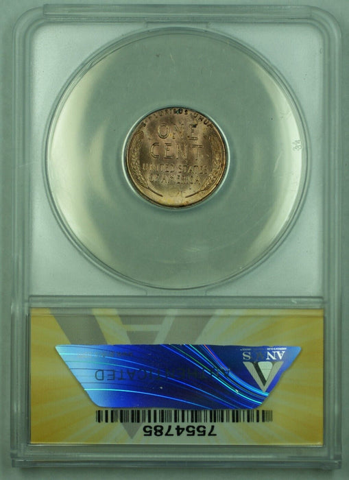 1940 Lincoln Wheat Cent 1C Coin ANACS MS 64 RB (20)