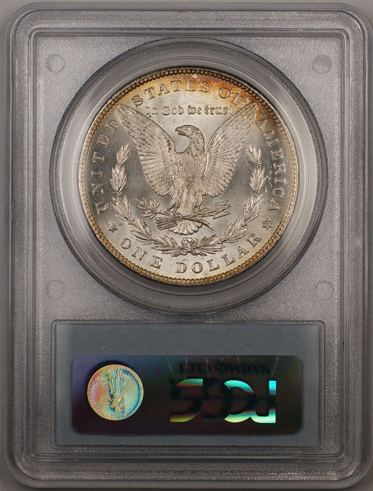 1887 Morgan Silver Dollar $1 Coin PCGS MS-63 Light Toning (BR-20 E)