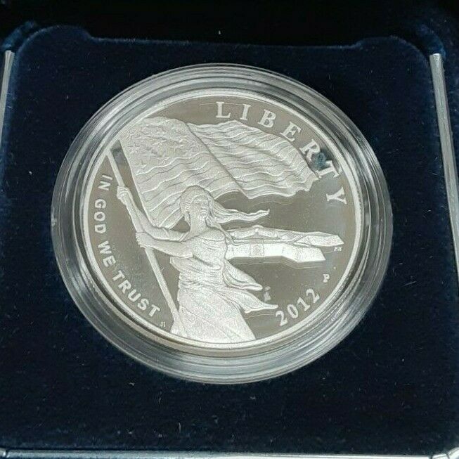 2012 Star Spangled Banner Proof Silver $1 Coin in Original Mint Packaging