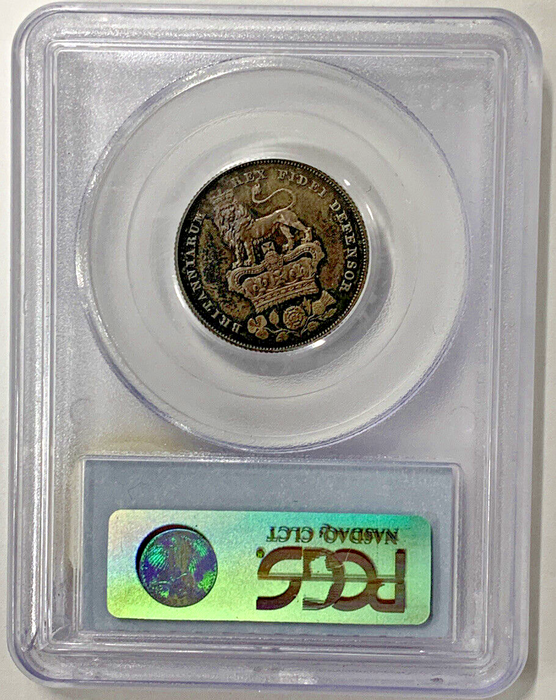 1826 Great Britain Proof Shilling Toned PCGS PR 63 (S)