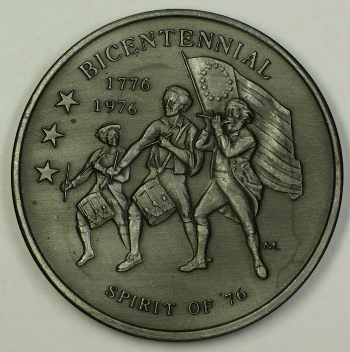 1976 C&D Batteries 70th Anniversary/U.S. Bicentennial Pewter Medal 4.9 Ounces