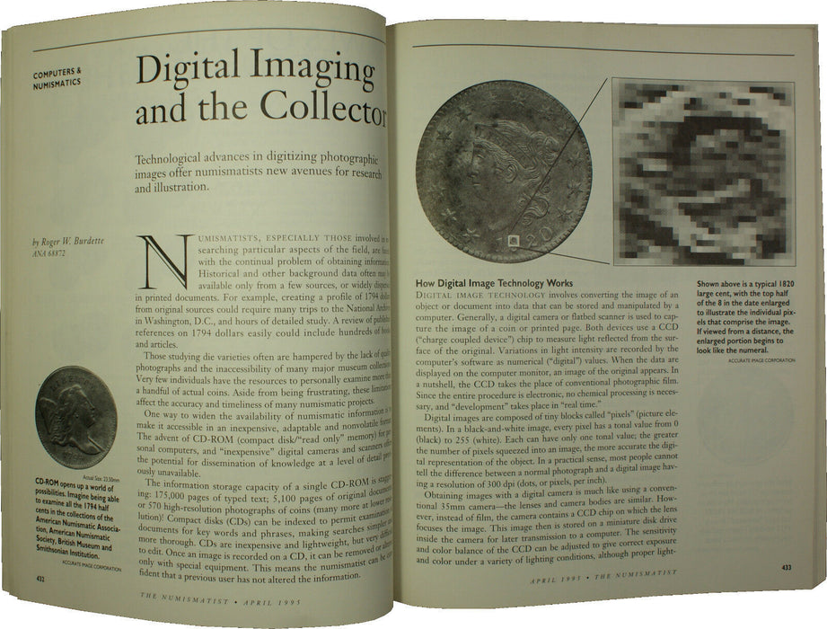 April 1995 The Numismatist Magazine Vol.108 Num.4 (EW)
