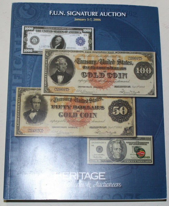 Heritage F.U.N. Signature Auction Catalog January 2006 Orlando  WW4PP