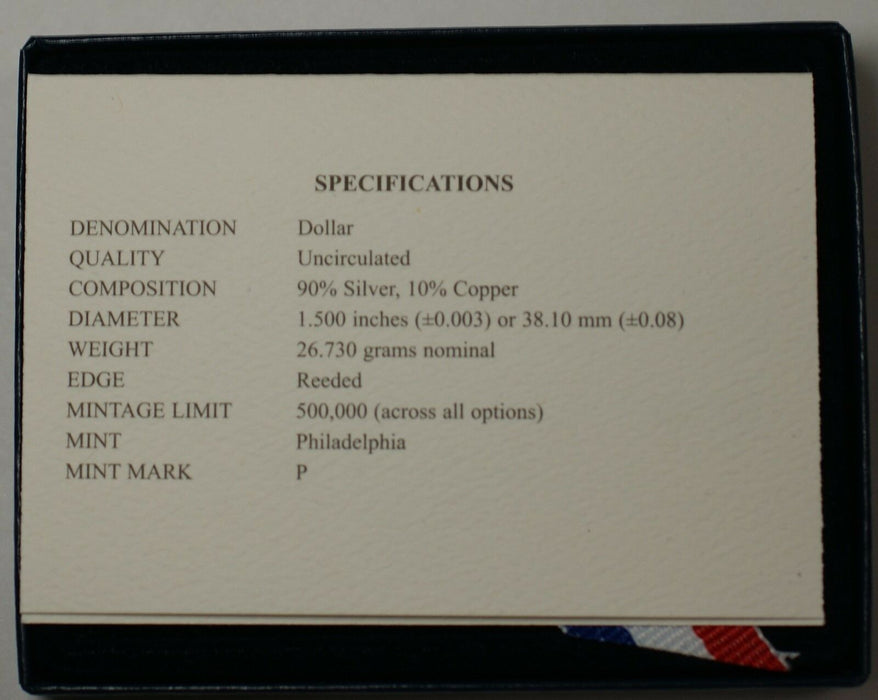 2012 Star Spangled Banner BU Silver $1 Coin in Original Mint Packaging