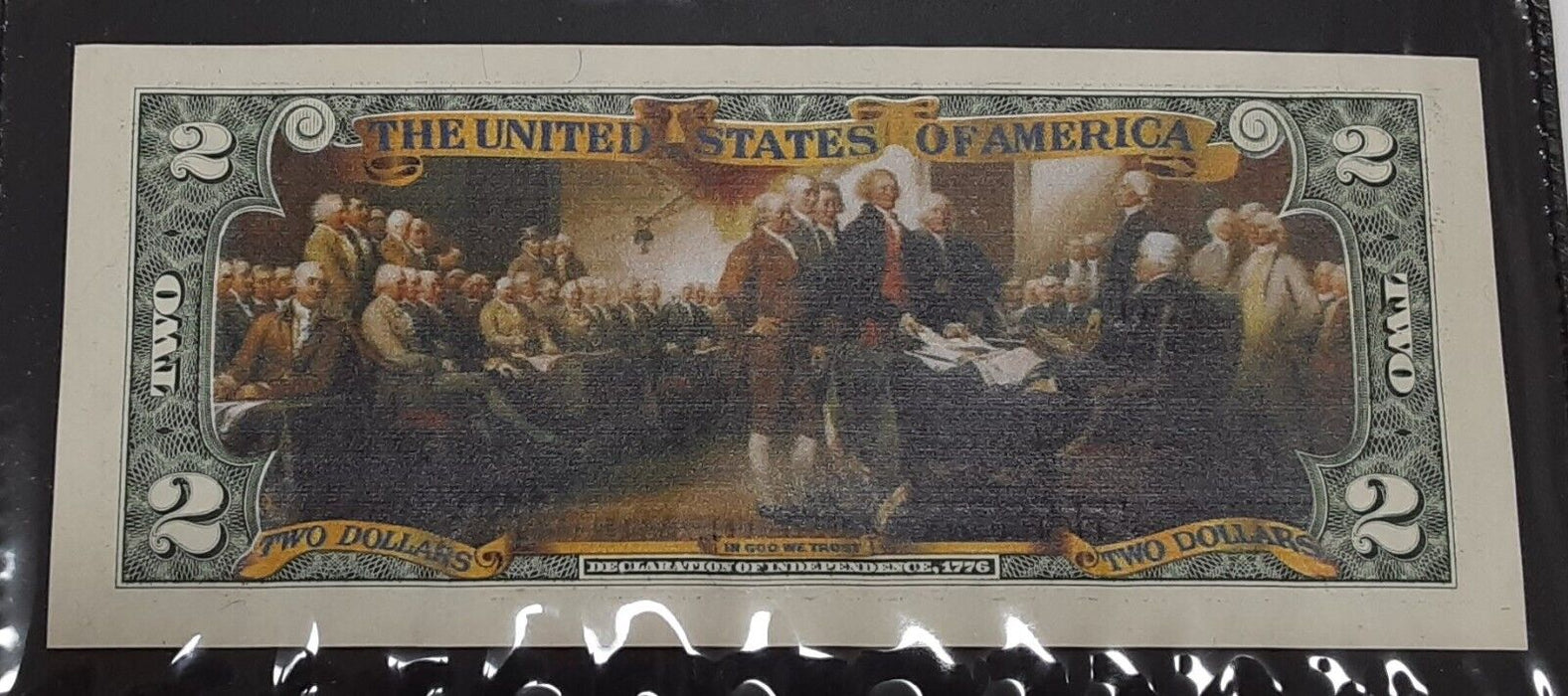 2003-A Colorized $2 FRNs - Pair of Notes in WRME Wallet