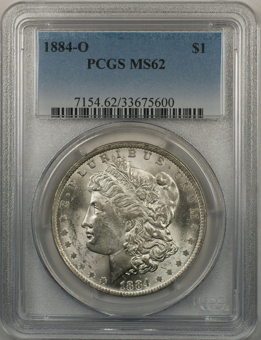 1884-O Morgan Silver Dollar $1 Coin PCGS MS-62 Better Coin (6)
