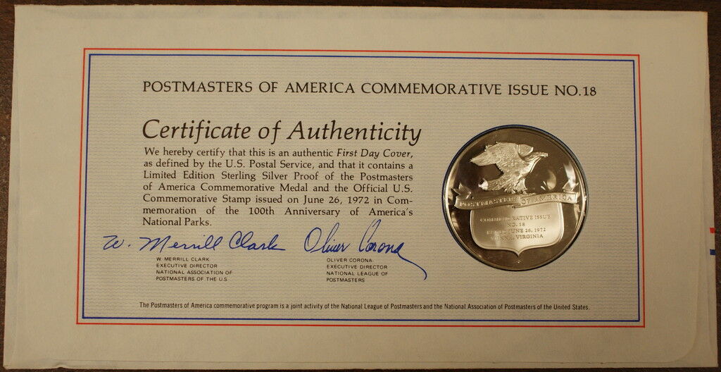 American Folklore Commemorative Medal, Proof Silver