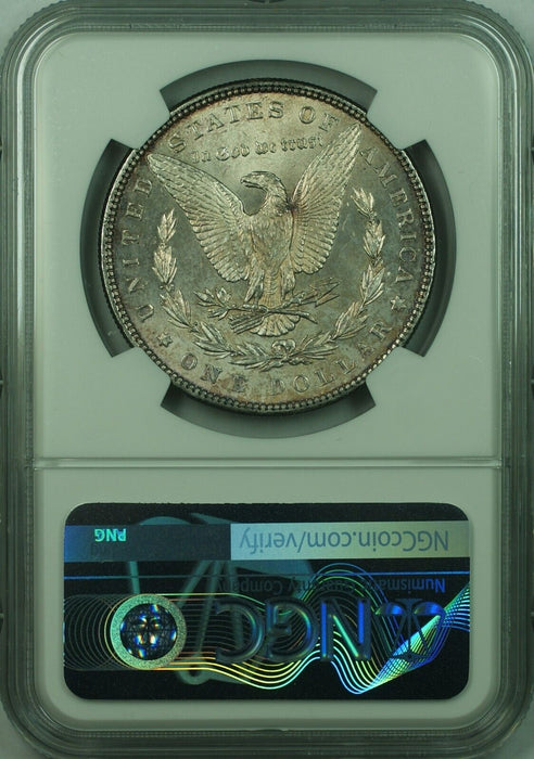 1898 Morgan Silver Dollar $1 NGC MS-62 Lightly Toned Better Coin   (46)