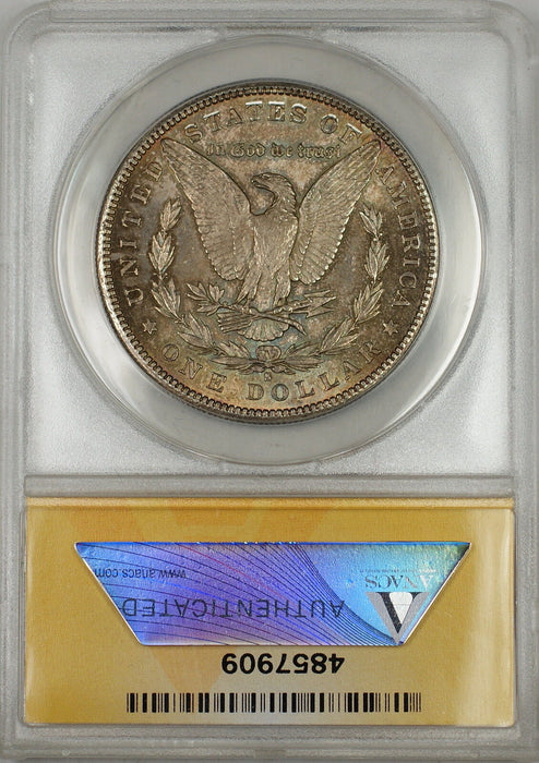 1881-S Morgan Silver Dollar $1 Coin ANACS MS-63 Toned (6A)