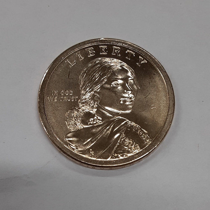 2018-2020 P & D Native American Dollar Mint Set - 6 BU Coins in Littleton Tube