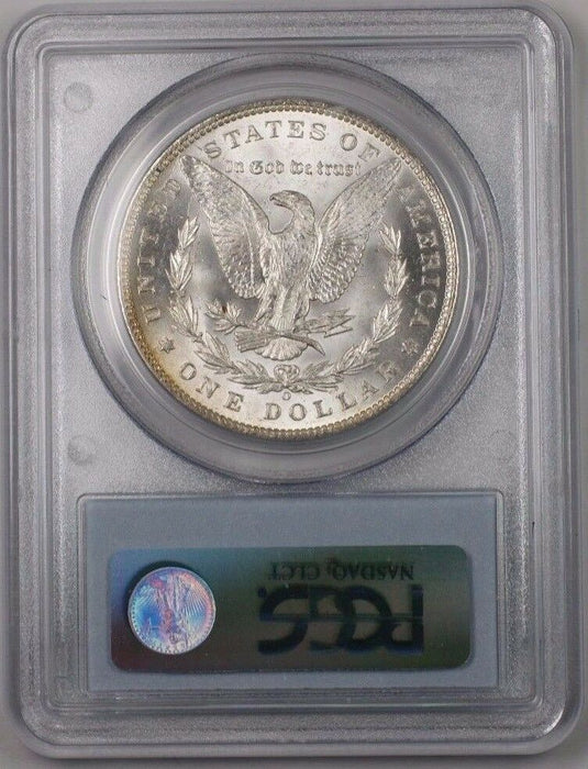 1885-O US Morgan Silver Dollar Coin $1 PCGS MS-64 Toned BR5 Q