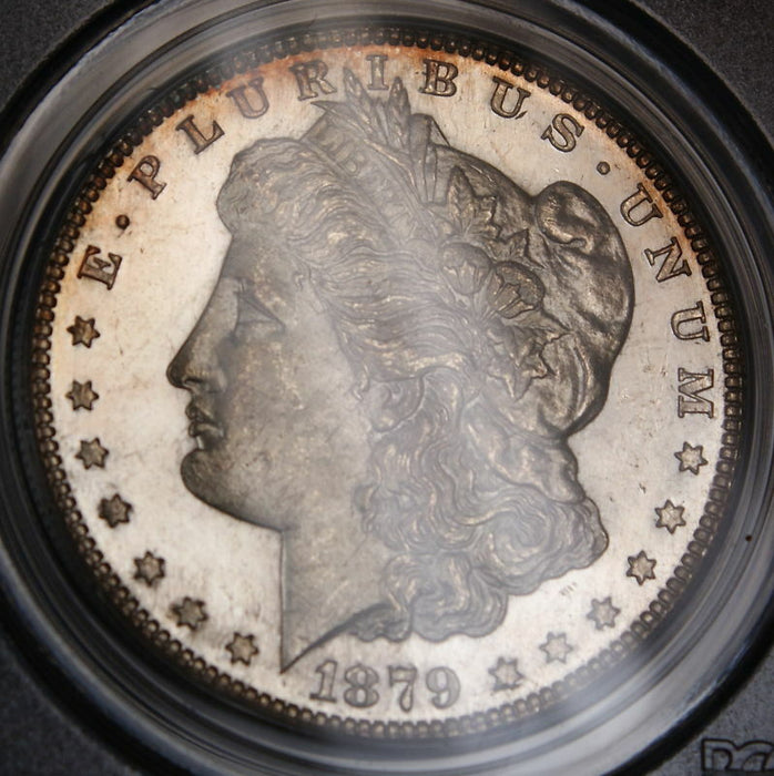 1879-S Morgan Silver Dollar, PCGS MS-64 (PL GEM)