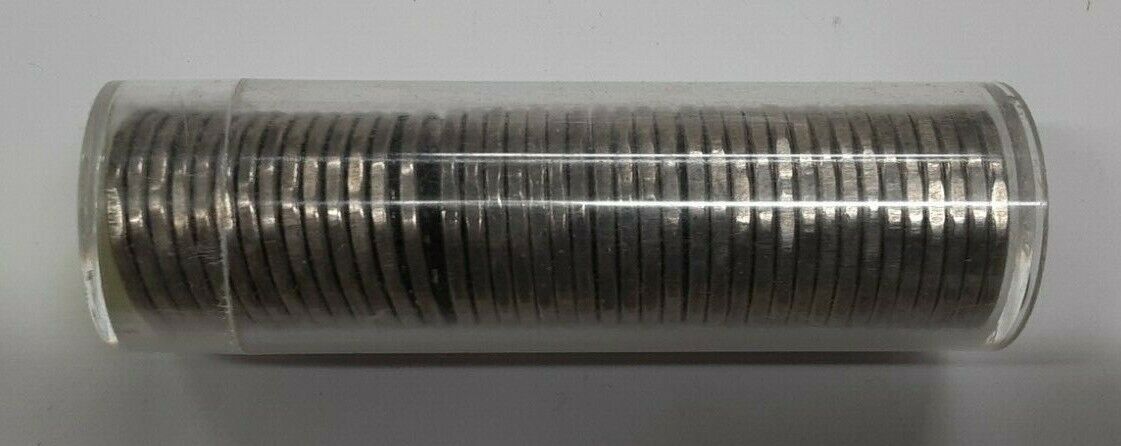 1958 Canada BU Roll Of 5 Cents 'Nickels'  40 Coins Total