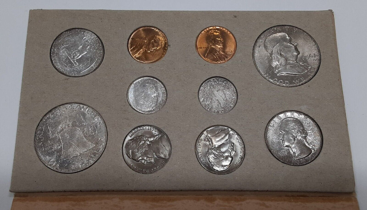 1956 P&D UNC Set in OGP - Uncirculated w/Toning - 18 UNC Coins Total  (B)