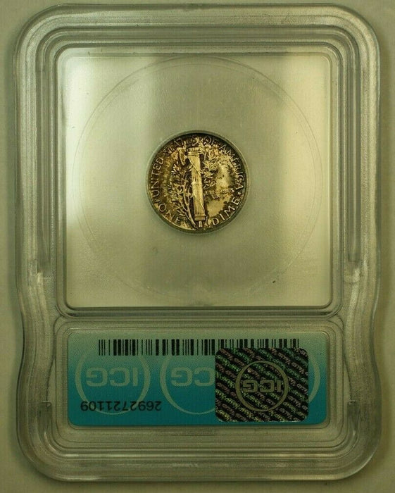 1945 Silver Mercury Dime 10c Coin ICG MS-65 K