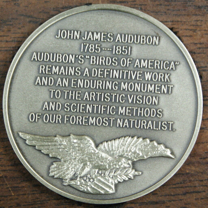 John James Audubon Sterling Silver Medal