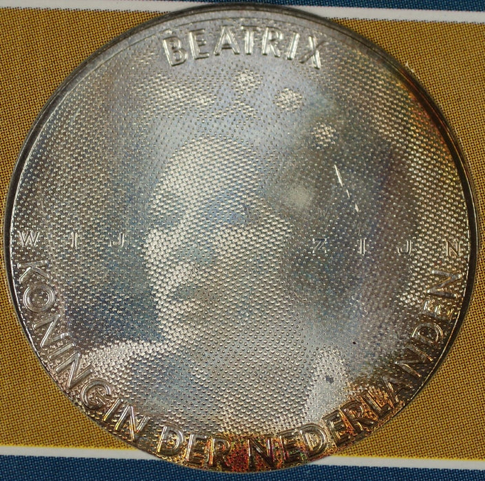 2005 10 Euro Queen Beatrix Netherlands Silver Jubilee Coin